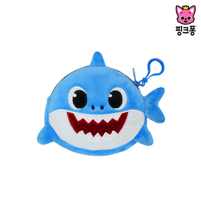 핑크퐁 상어가족 동전지갑 (블루)